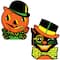 Beistle; Beistle Vintage Halloween Cat & J-O-L Stand-Ups Set; Category:Halloween Tabletop Decor; Image:2